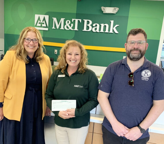 M&T Bank donation to Downtown Lock Haven, Inc. assists with Best of Clinton County News